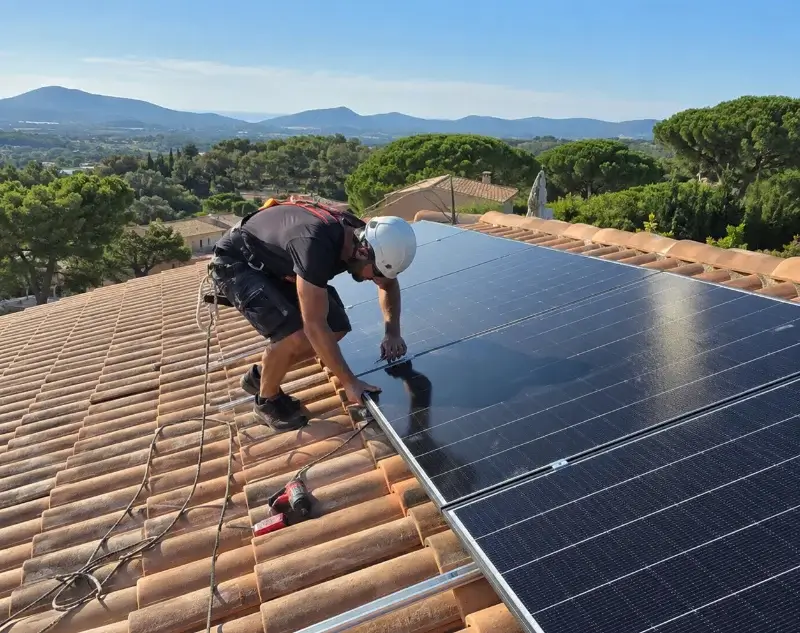 Installateur panneaux solaires Saint-Vincent-la-Commanderie — pose photovoltaïque sur toiture